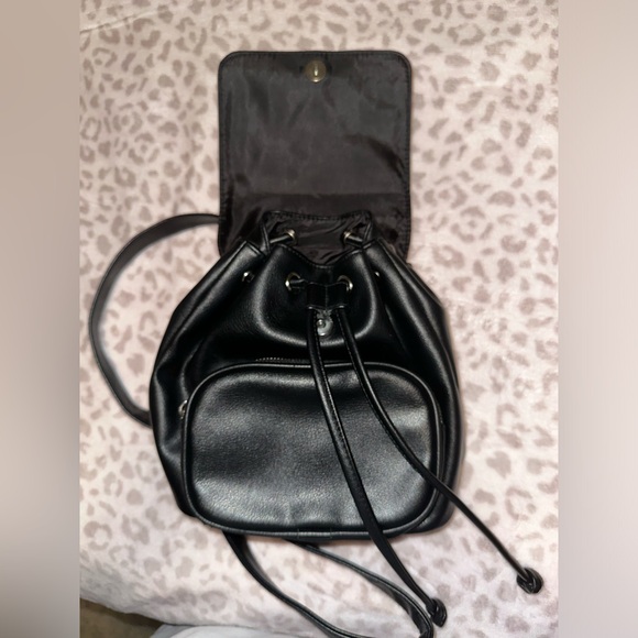 Leather Mini Backpack - Picture 3 of 4